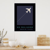 大気飛行機インスパイア旅行 ポスター (キッチン)