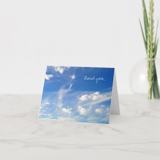 『大気2』写真ノテカード サンキューカード (正面)