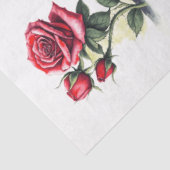 大水エレガント色赤バラのデコページ 薄葉紙 (詳細)