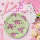 大水ファンシー色デザイナー紙プレート ペーパープレート (パーティー)