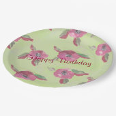 大水ファンシー色デザイナー紙プレート ペーパープレート (アングル)