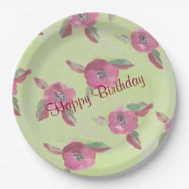 大水ファンシー色デザイナー紙プレート ペーパープレート