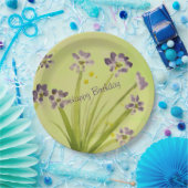 大水彩デザイナー ペーパープレート (パーティー)