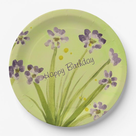 大水彩デザイナー ペーパープレート (正面)