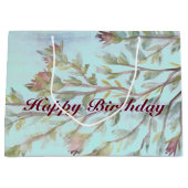 大水彩フローラ抱き枕 ラージペーパーバッグ (正面)