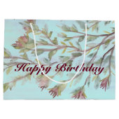 大水彩フローラ抱き枕 ラージペーパーバッグ (裏面)