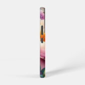 大水彩牡丹 SAMSUNG GALAXYケース (右側面)