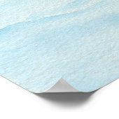 大水彩画海 ポスター (角)