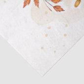 大水彩秋ワイルドフラワー&カボチャ 薄葉紙 (詳細)