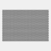 大水玉模様DIYパターンと背景色 ラッピングペーパーシート (正面3)