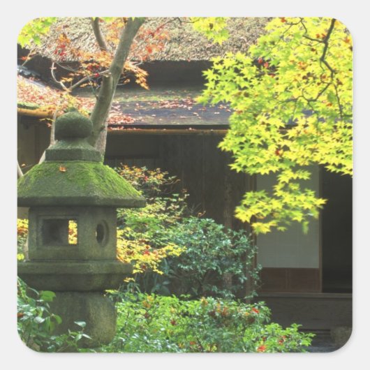 大河内山荘 京都府京都市嵐山 4 スクエアシール (正面)