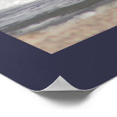 大波の写真 ポスター (角)