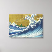 大波の色 | 北斎 | キャンバスプリント (正面)