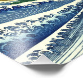 大波の色 | 北斎 | フォトプリント            (角)