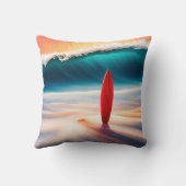 大波付きアップライトサーフボード クッション (裏面)