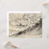 大波（葛飾北斎） カード (正面/裏面インサイチュ)