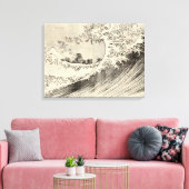 大波（葛飾北斎） キャンバスプリント (インサイチュ (リビング))