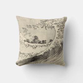 大波（葛飾北斎） クッション