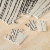 大波（葛飾北斎） ジグソーパズル (側面)