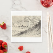 大波(葛飾北斎) スタンダードランチョンナプキン (インサイチュ)