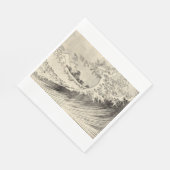 大波(葛飾北斎) スタンダードランチョンナプキン (角)