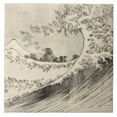 大波（葛飾北斎） タイル (正面)