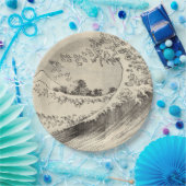 大波（葛飾北斎） ペーパープレート (パーティー)