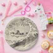 大波（葛飾北斎） ペーパープレート (パーティー)