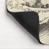 大波（葛飾北斎） マウスパッド (コーナー)