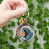 大津波波 キーホルダー (手)