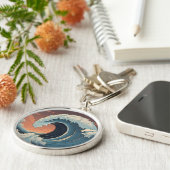 大津波波 キーホルダー (側面)