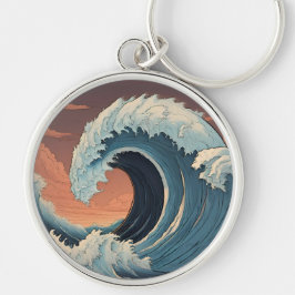 大津波波 キーホルダー