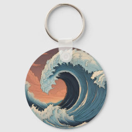 大津波波 キーホルダー