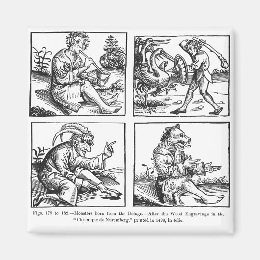 大洪水生まれの怪獣 マグネット (正面)