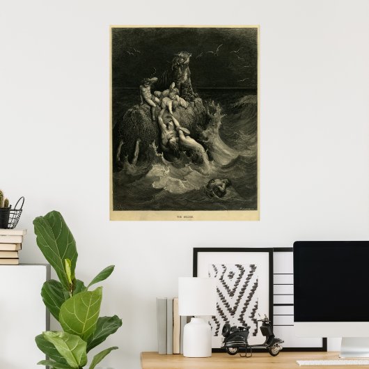 大洪水 ポスター (ホームオフィス)