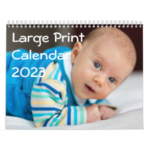 大活字のパーソナライズなカレンダー2015年 カレンダー