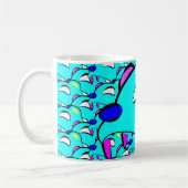 大流行を起こす コーヒーマグカップ (左)