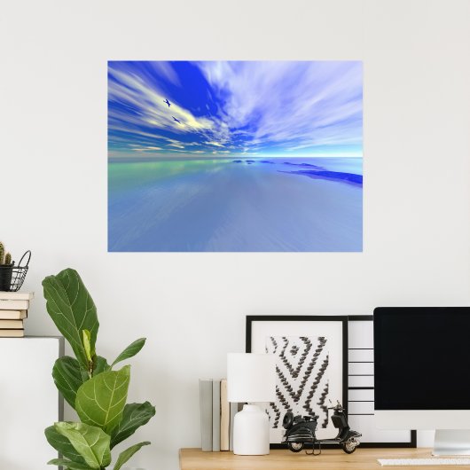 大海 ポスター (ホームオフィス)