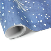 大淡い色の雪の青空 ラッピングペーパー (ロールコーナー)