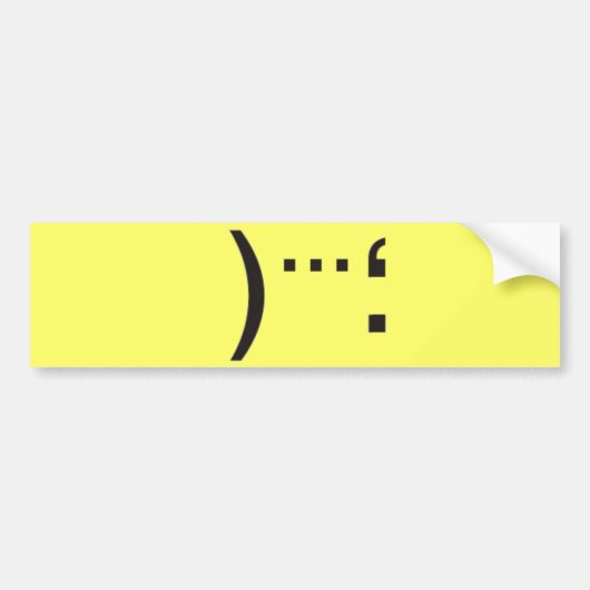 大災害 バンパーステッカー (正面)