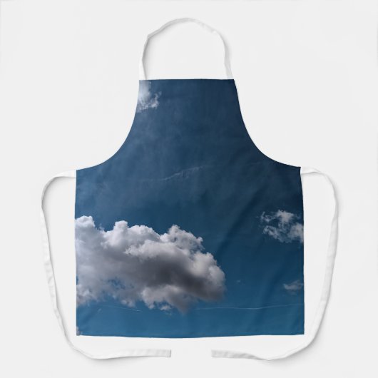 大無地の雲 エプロン (正面)