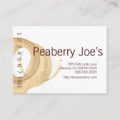 大物の側面の穿孔器のコーヒーカップの汚れ ロイヤリティカード (正面)