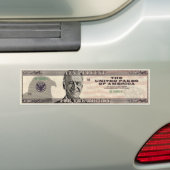 大物の10% バンパーステッカー (車上)