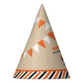 大物をバタンと叩く |バスケットボール1回目の誕生日 パーティーハット (左)