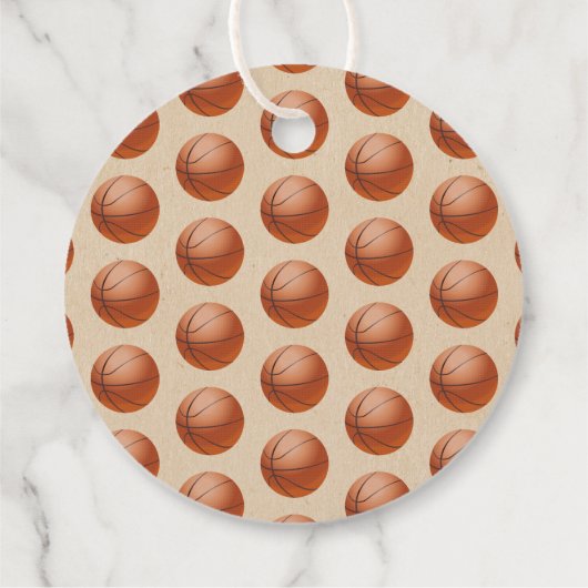 大物をバタンと叩く |バスケットボール1回目の誕生日 フェイバータグ (裏面)