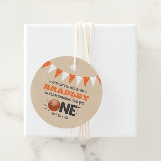 大物をバタンと叩く |バスケットボール1回目の誕生日 フェイバータグ (インサイチュ)