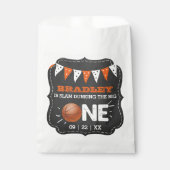 大物をバタンと叩く |バスケットボール1回目の誕生日 フェイバーバッグ (正面)