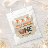 大物をバタンと叩く |バスケットボール1回目の誕生日 フェイバーバッグ (クリップ留めされた状態)