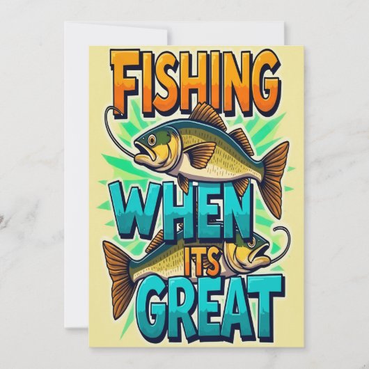 大物を捕まえる 招待状 (正面)