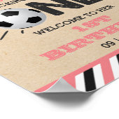 大物を蹴ること |サッカーの最初の誕生日へようこそ ポスター (角)